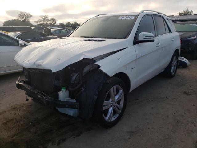 4JGDA5HB8CA030049 - 2012 MERCEDES-BENZ ML 350 4MA WHITE photo 1