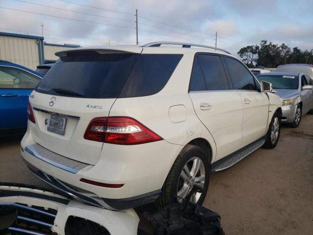 4JGDA5HB8CA030049 - 2012 MERCEDES-BENZ ML 350 4MA WHITE photo 3