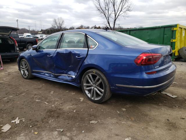 1VWDT7A37HC056910 - 2017 VOLKSWAGEN PASSAT R-L BLUE photo 2