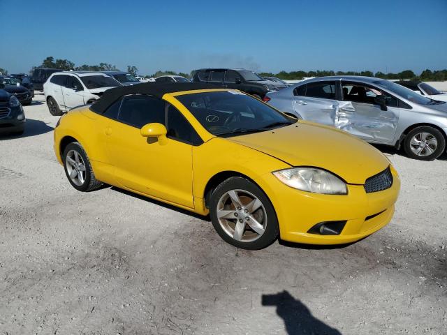 4A3AL25F39E011673 - 2009 MITSUBISHI ECLIPSE SP YELLOW photo 4