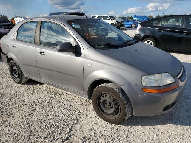 KL1TD56606B535442 - 2006 CHEVROLET AVEO BASE GRAY photo 4