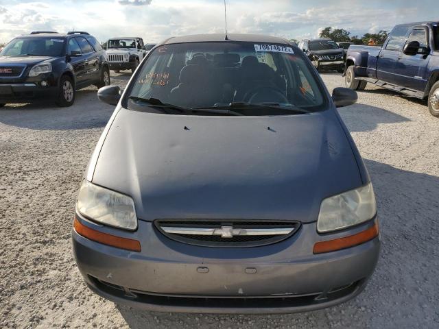 KL1TD56606B535442 - 2006 CHEVROLET AVEO BASE GRAY photo 5