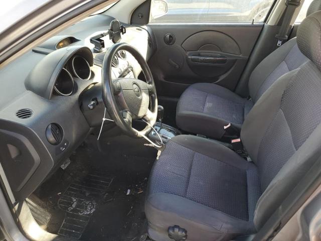 KL1TD56606B535442 - 2006 CHEVROLET AVEO BASE GRAY photo 7