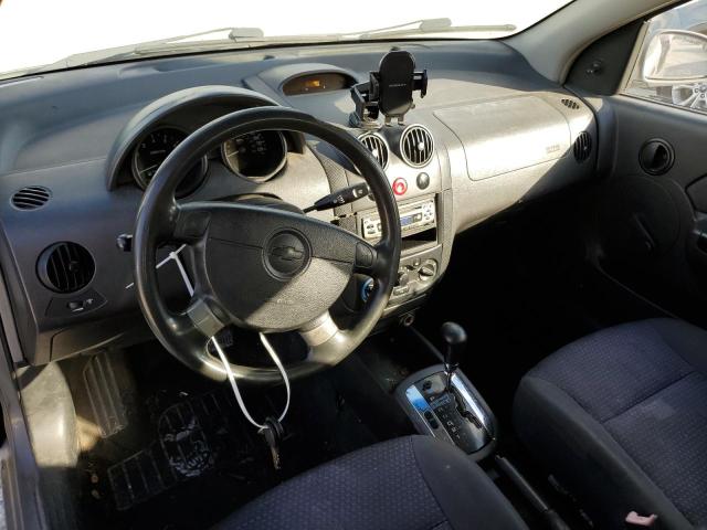 KL1TD56606B535442 - 2006 CHEVROLET AVEO BASE GRAY photo 8