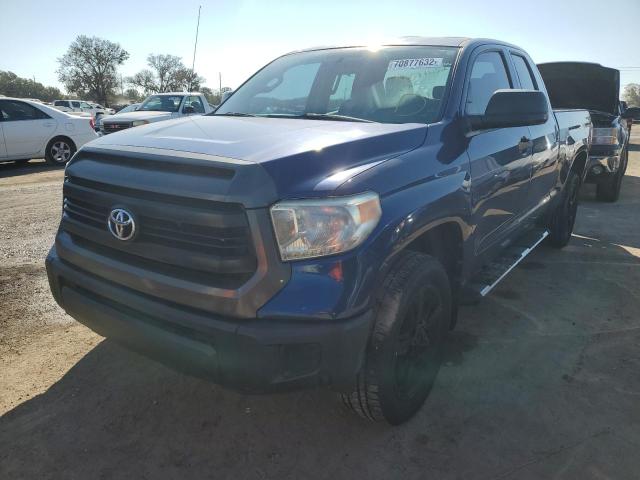 5TFRM5F10FX083082 - 2015 TOYOTA TUNDRA DOU BLUE photo 1