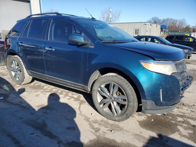 2FMDK3JC3BBB66953 - 2011 FORD EDGE SEL TURQUOISE photo 4