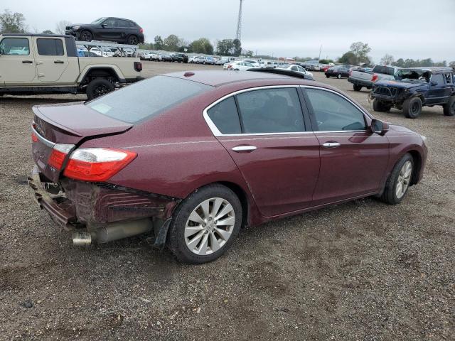 1HGCR3F89DA001070 - 2013 HONDA ACCORD EXL BURGUNDY photo 3