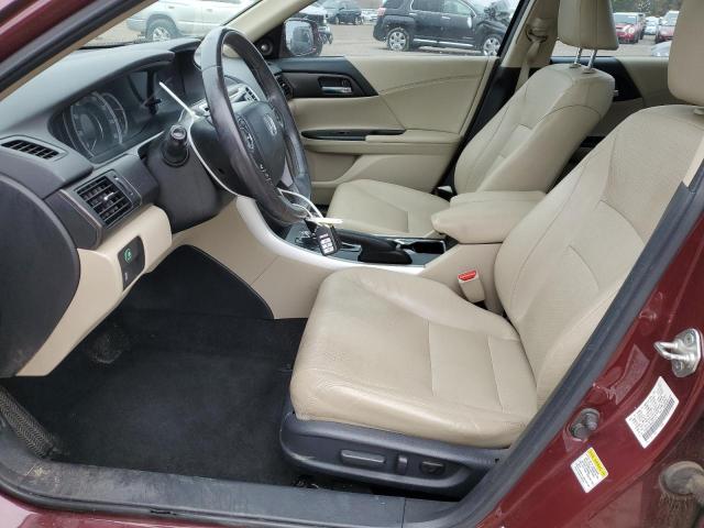 1HGCR3F89DA001070 - 2013 HONDA ACCORD EXL BURGUNDY photo 7