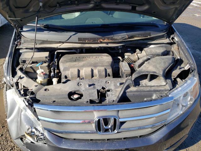 5FNRL5H65CB060172 - 2012 HONDA ODYSSEY EX GRAY photo 12