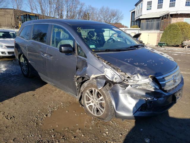 5FNRL5H65CB060172 - 2012 HONDA ODYSSEY EX GRAY photo 4