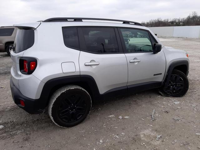 ZACNJBAB5KPK40234 - 2019 JEEP RENEGADE S SILVER photo 3