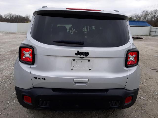 ZACNJBAB5KPK40234 - 2019 JEEP RENEGADE S SILVER photo 6