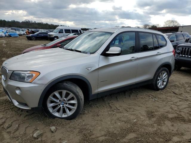 5UXWX9C58D0A16844 - 2013 BMW X3 XDRIVE2 SILVER photo 1