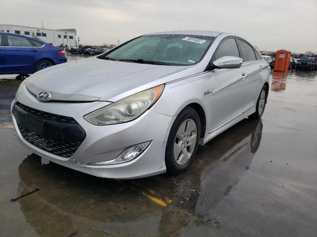 KMHEC4A43BA004266 - 2011 HYUNDAI SONATA HYB SILVER photo 1