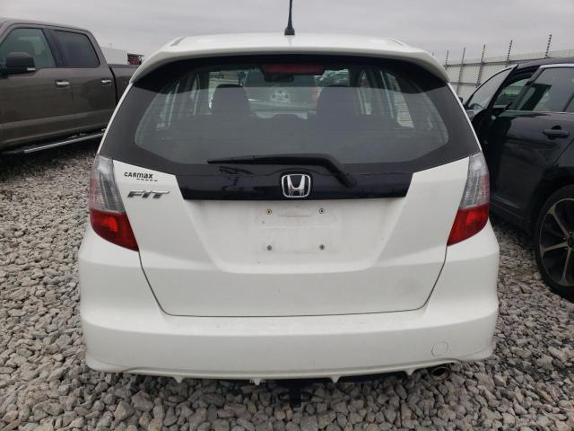 JHMGE8G55DC036589 - 2013 HONDA FIT SPORT WHITE photo 6