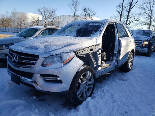 4JGDA5HB7FA617167 - 2015 MERCEDES-BENZ ML350 SILVER photo 1