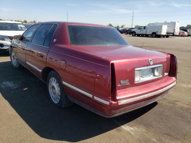 1G6KD54Y1WU752806 - 1998 CADILLAC DEVILLE RED photo 3