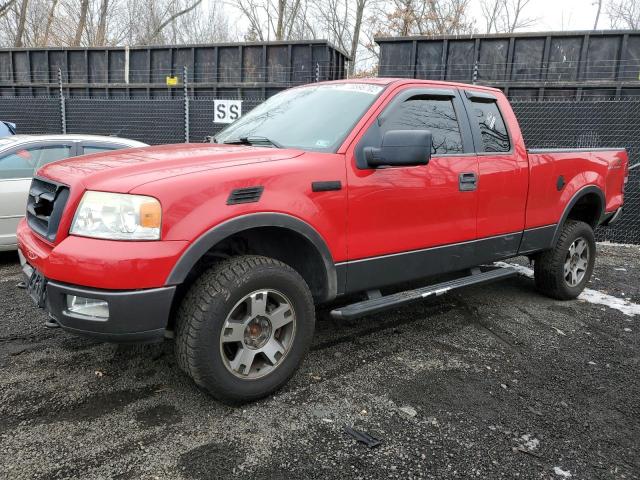 1FTPX14595N****** - 2005 FORD F-150 RED photo 1