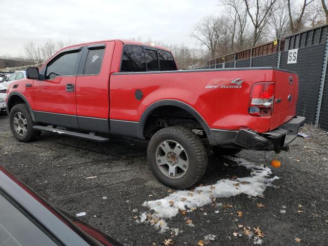 1FTPX14595N****** - 2005 FORD F-150 RED photo 2