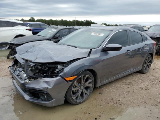 2HGFC2F83LH588715 - 2020 HONDA CIVIC SPOR GRAY photo 1