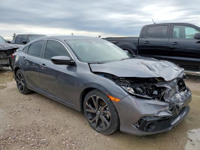 2HGFC2F83LH588715 - 2020 HONDA CIVIC SPOR GRAY photo 4
