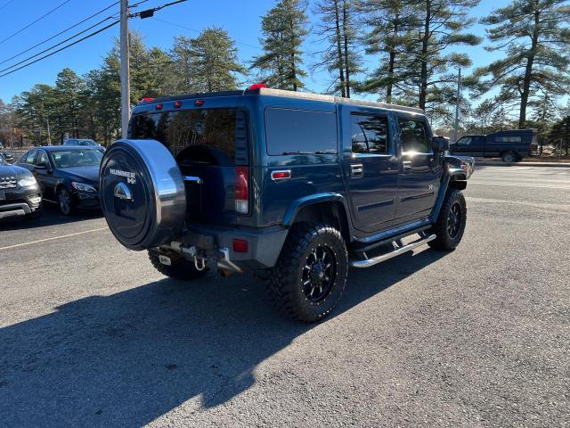 5GRGN23868H106512 - 2008 HUMMER H2 BLUE photo 3