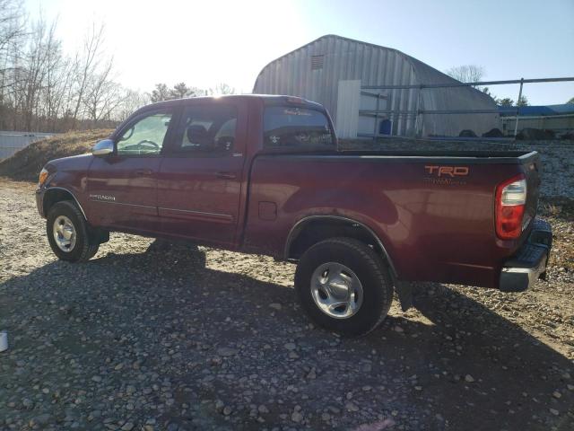 5TBDT44186S519671 - 2006 TOYOTA TUNDRA DOU MAROON photo 2