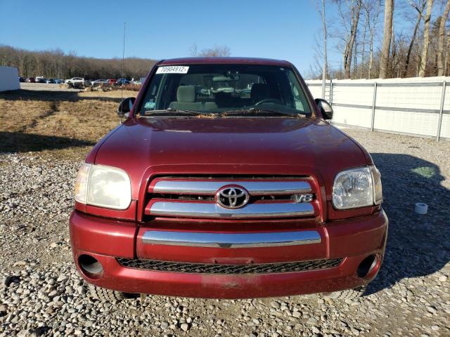 5TBDT44186S519671 - 2006 TOYOTA TUNDRA DOU MAROON photo 5