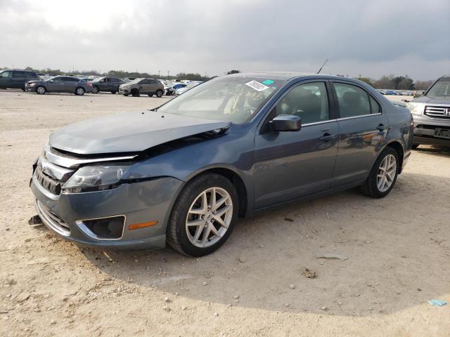 3FAHP0JG4BR172972 - 2011 FORD FUSION SEL GRAY photo 1