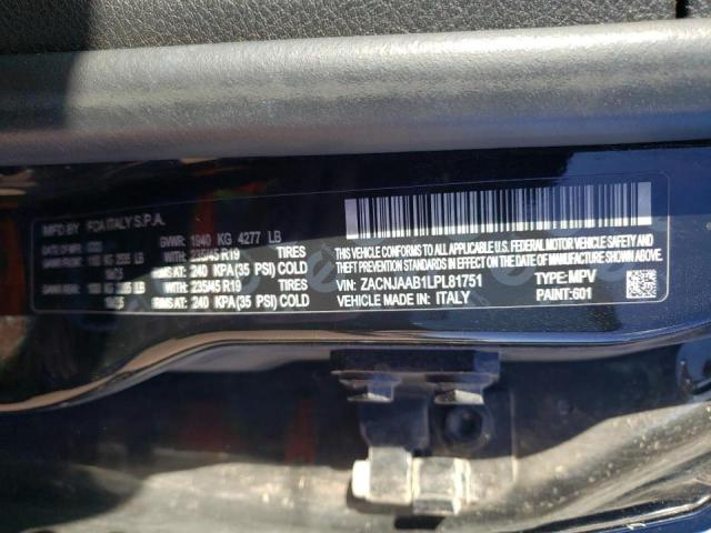 ZACNJAAB1LPL81751 - 2020 JEEP RENEGADE S Qara foto 12