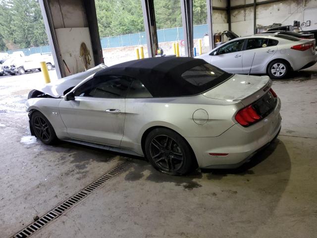 1FATP8FF3K5171064 - 2019 FORD MUSTANG GT SILVER photo 2