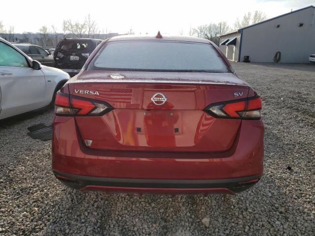 3N1CN8EV1LL891234 - 2020 NISSAN VERSA SV RED photo 6