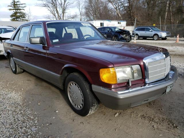 WDBCA35D9HA355051 - 1987 MERCEDES-BENZ 420 SEL BURGUNDY photo 4