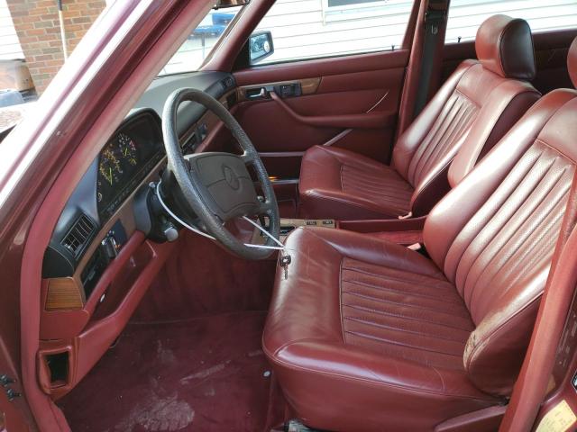 WDBCA35D9HA355051 - 1987 MERCEDES-BENZ 420 SEL BURGUNDY photo 7