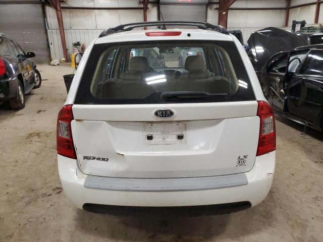 KNAFG525987130497 - 2008 KIA RONDO BASE WHITE photo 6