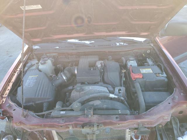 1GCDT13E478240850 - 2007 CHEVROLET COLORADO BURGUNDY photo 11