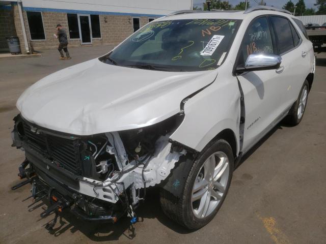 2GNAXMEV3J6258251 - 2018 CHEVROLET EQUINOX PR WHITE photo 2