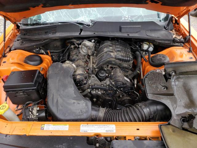 2C3CDYAG5CH131263 - 2012 DODGE CHALLENGER ORANGE photo 7