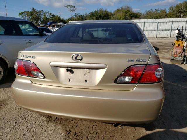 JTHBF30G330098756 - 2003 LEXUS ES 300 GOLD photo 6