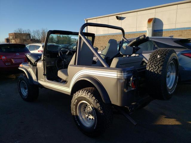 1JCCF87A5ET****** - 1984 JEEP JEEP CJ7 GRAY photo 2