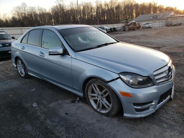 WDDGF8AB8DR272864 - 2013 MERCEDES-BENZ C 300 4MAT SILVER photo 4