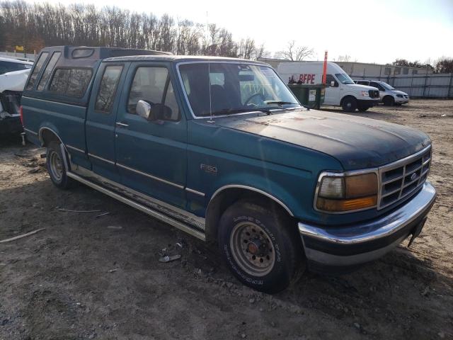 1FTEX15Y3PKB65898 - 1993 FORD F150 GREEN photo 4