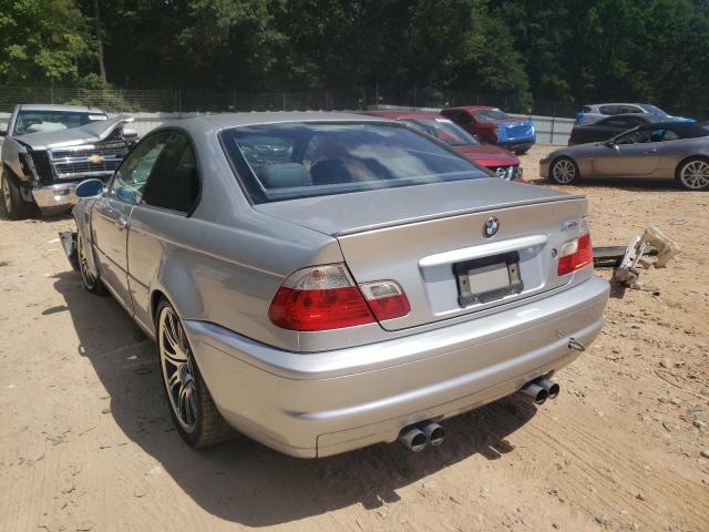 WBSBL93411JR10747 - 2001 BMW M3 CI SILVER photo 3