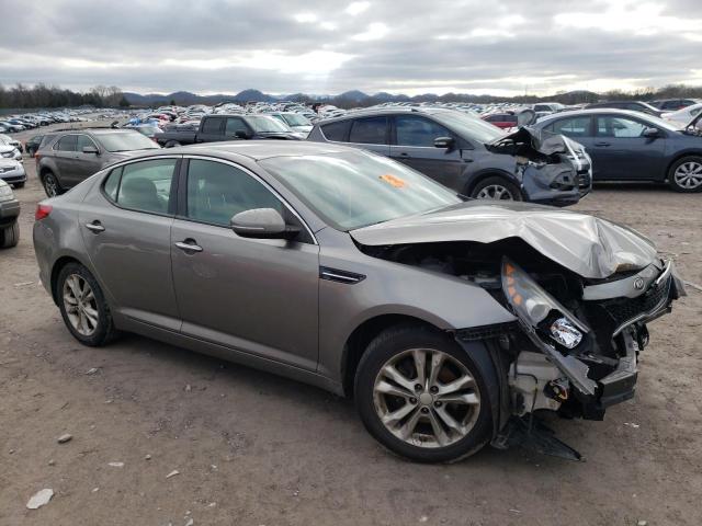 5XXGM4A72DG143820 - 2013 KIA OPTIMA GRAY photo 4