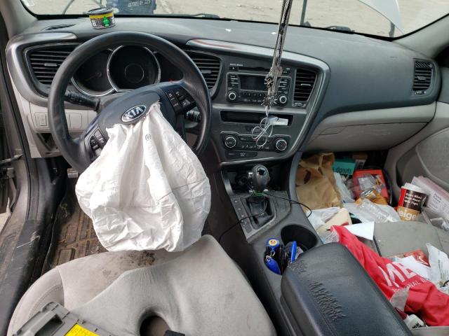 5XXGM4A72DG143820 - 2013 KIA OPTIMA GRAY photo 8