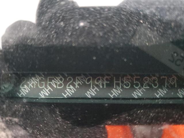 2HGFB2F99FH552379 - 2015 HONDA CIVIC EXL 灰色 照片 12