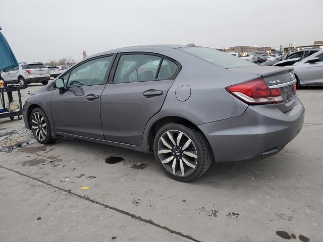 2HGFB2F99FH552379 - 2015 HONDA CIVIC EXL 灰色 照片 2