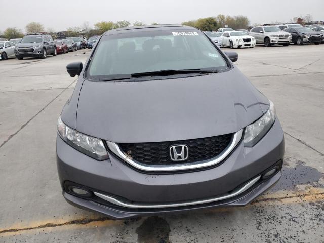 2HGFB2F99FH552379 - 2015 HONDA CIVIC EXL 灰色 照片 5