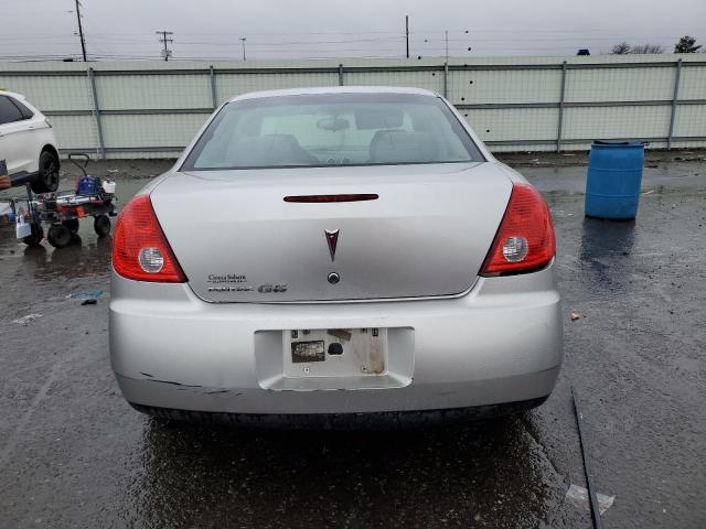 1G2ZF57B484****** - 2008 PONTIAC G6 VALUE L SILVER photo 6