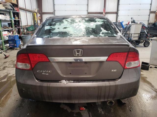 2HGFA1F67BH001798 - 2011 HONDA CIVIC LX-S Коричневый фото 6